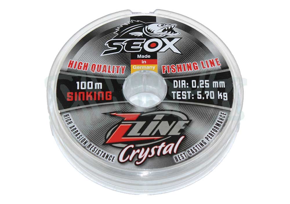 Леска SEOX-Cristal-sinking 100м (028)