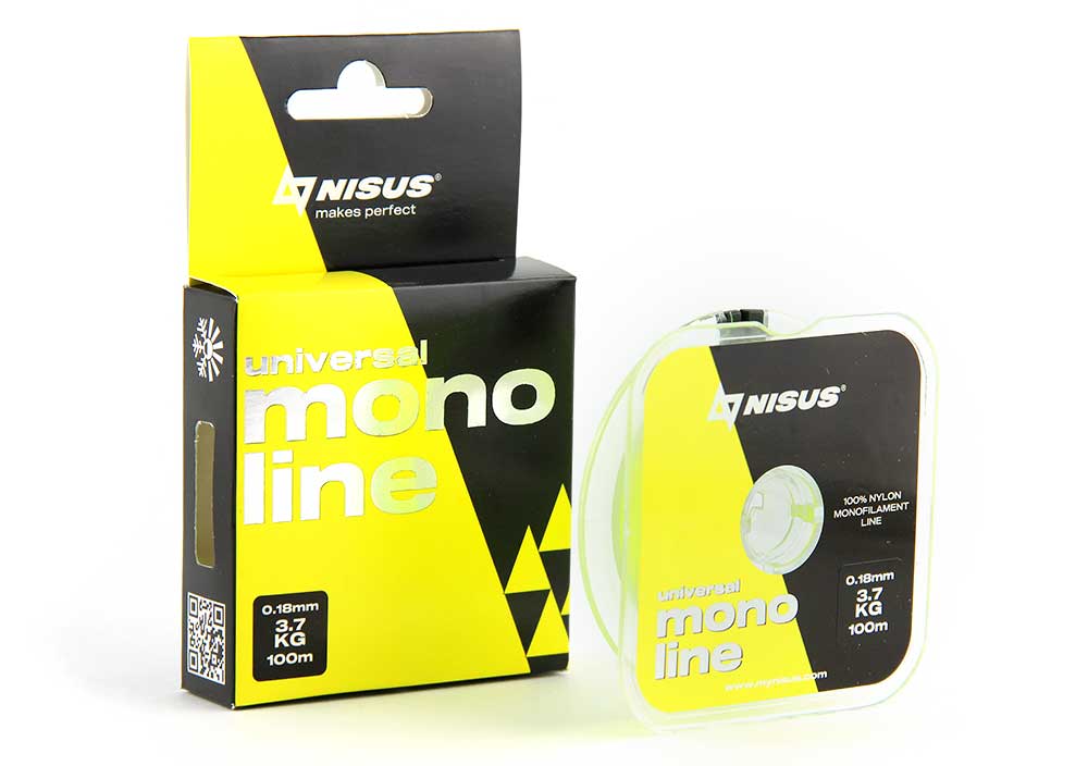 Леска MONOLINE  0.35mm/100m Yellow Nylon