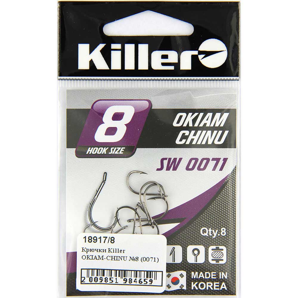 Крючки Killer OKIAM-CHINU №8 (0071)