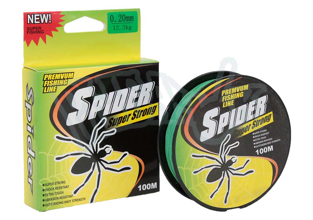 Леска плетенка SPIDER 100m (0,08)