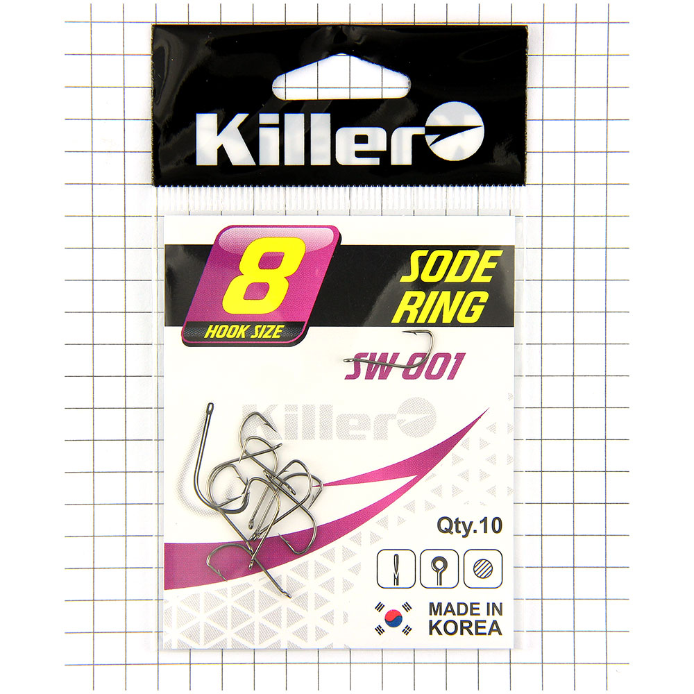 Крючки Killer SODE-RING №8 (001)