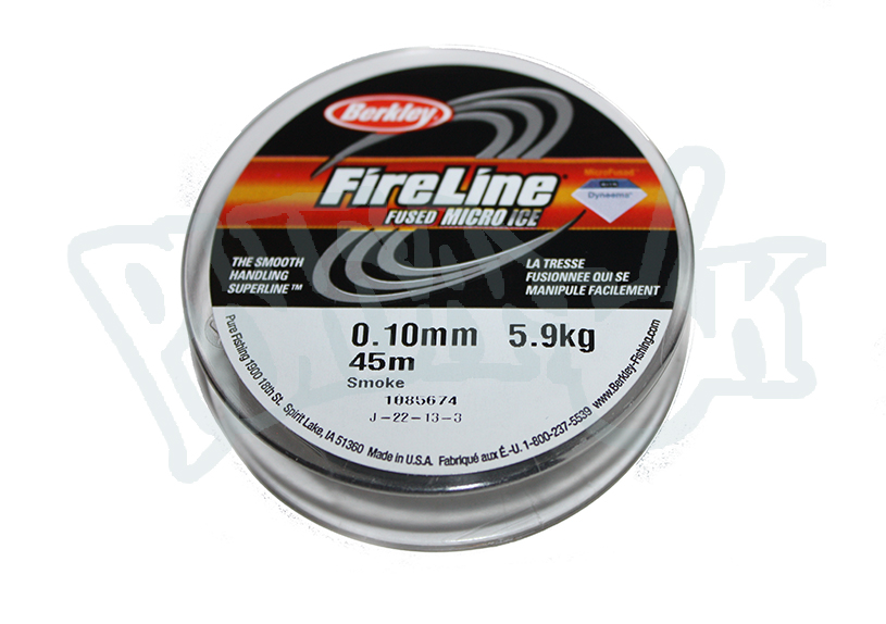 Шнур FireLine Micro Ice Smoke 45м (0,12)