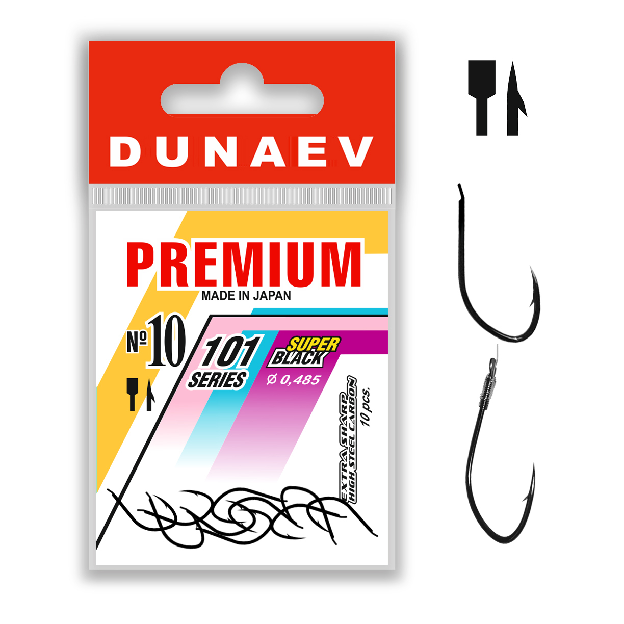 Крючок Dunaev Premium 101#10