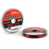 Леска ULTRON Red Killer 0,09 мм, 1,0 кг, 30 м, красная