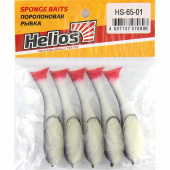 Рыбка поролоновая 6,5 см б/ч 01 кр.4 (HS-65-01) Helios 5шт./уп.