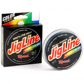 Леска-шнур JigLine Multicolor 25кг, 100м (0,3)