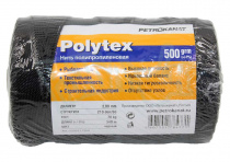 Нить ПП Polytex, 500г. 210 den/60 (2,00мм) черная