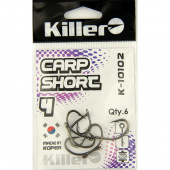 Крючки Killer CARP SHORT №4  (10102)