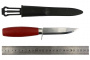 Нож Morakniv Classic 612 углерод.сталь,рукоять из березы,цвет красный 1-0612(R37761)