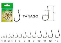 Крючок FISH TANAGO №9 с ушком, покрытие BN (10шт)