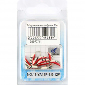 Мормышка вольфрам TungstenFish Супербанан №18 d3,5мм (цвет Y-YA11P) (10шт) 