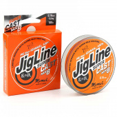 Леска плет.JigLine Super Cast 100м (021) 18кг, оранжевый/фиолетовый
