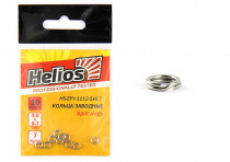 Кольца заводные d=7х0.9мм, 15кг (10шт/уп) Helios (HS-ZPY-1112-7х0,9)