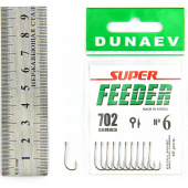 Крючок Dunaev Super Feeder 702 # 6 (упак. 10 шт)