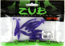 Приманка ZUB-DEFECTOR 50мм-10шт, (цвет 610) фиолетовый с блестками
