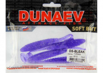 Приманка DS-BLEAK 100мм-4шт (610) цв фиолет, блестки серебрян