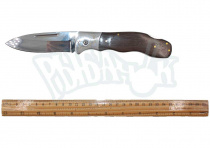 Нож скл. S102 Коршун дерево чехол 