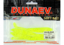 Приманка DS-BLEAK 100мм-4шт (310) цв желтый, блестки черные