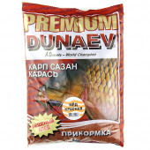 Прикормка "DUNAEV-PREMIUM" 1 кг Карп-Сазан Мед Красная